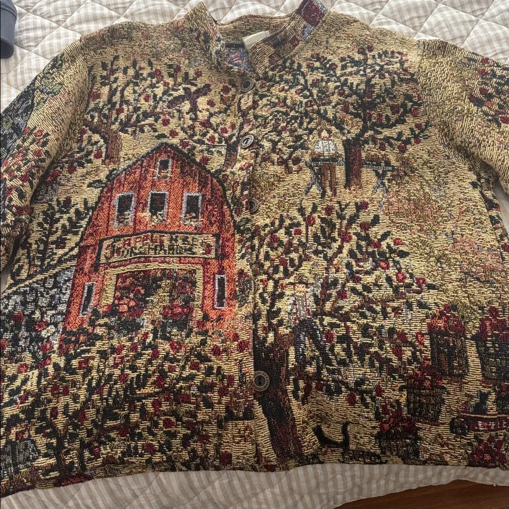 Vintage Sugar Street Weavers Jacket! Gorgeous and rare! Size XL! Made in USA! - Picture 2 of 4